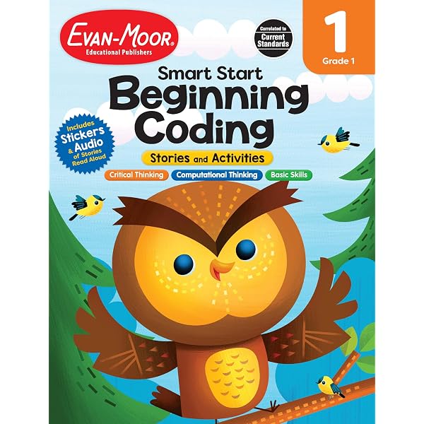 Evan-Moor Smart Start Beginning Coding, Grade PreK, Activity